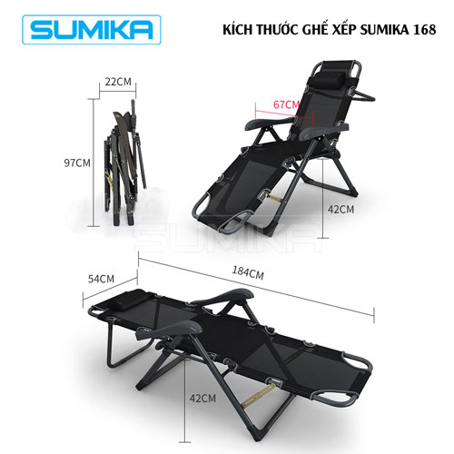 Ghế xếp Sumika 168 - Ảnh 1